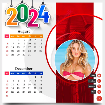 Скачать Calendar Photo Frame 2024 Фотография для Андроид скриншот 3