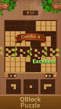 Скачать QBlock Puzzle : Brain Games Головоломки для Андроид скриншот 4