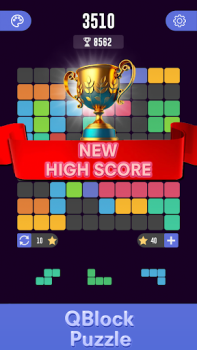 Скачать QBlock Puzzle : Brain Games Головоломки для Андроид скриншот 7
