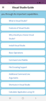 Скачать Visual Studio Guide Инструменты для Андроид скриншот 2