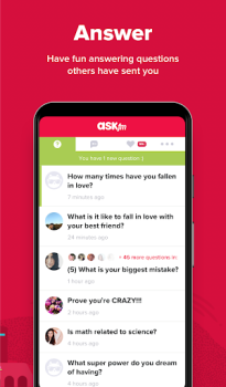 Скачать ASKfm: Анонимные Вопросы, Чат Социальные для Андроид скриншот 4