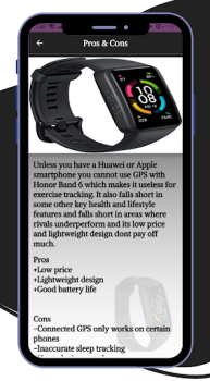 Скачать HONOR Band 6 smartwatch Guide Инструменты для Андроид скриншот 3