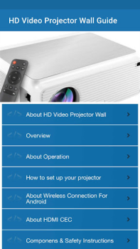 Скачать HD Video Projector Wall Guide Инструменты для Андроид скриншот 5
