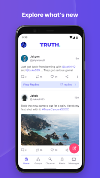 Скачать Truth Social Социальные для Андроид скриншот 2