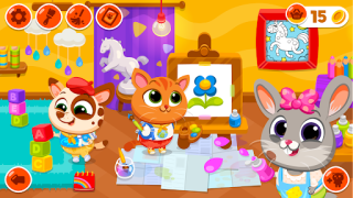 Скачать Bubbu School (котик бубу) Обучающие для Андроид скриншот 4