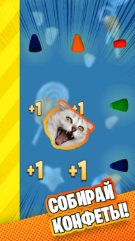 Скачать Candy Cat Аркады для Андроид скриншот 2