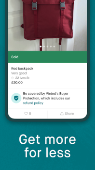 Скачать Vinted: Buy & sell second hand Покупки для Андроид скриншот 5