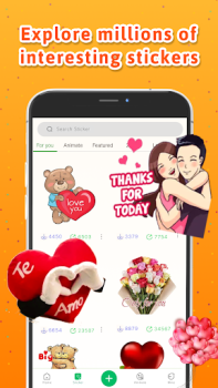 Скачать Personal stickers StickerMaker Связь для Андроид скриншот 3