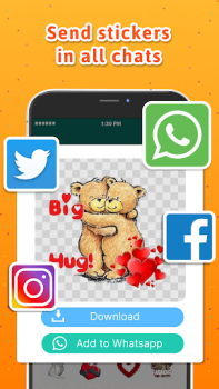 Скачать Personal stickers StickerMaker Связь для Андроид скриншот 4