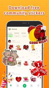 Скачать Personal stickers StickerMaker Связь для Андроид скриншот 5