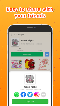 Скачать Personal stickers StickerMaker Связь для Андроид скриншот 6