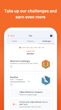 Скачать WeWard - The Walking App Здоровье и фитнес для Андроид скриншот 6