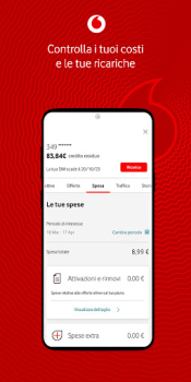 Скачать My Vodafone Italia Инструменты для Андроид скриншот 2