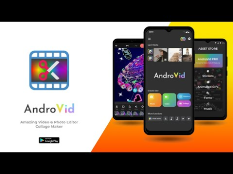 Скачать Видеоредактор и фото AndroVid Видеоплееры и редакторы для Андроид
