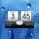 Скачать  Digital Clock & World Weather