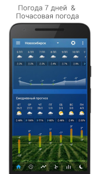 Скачать Digital Clock & World Weather Погода для Андроид скриншот 3