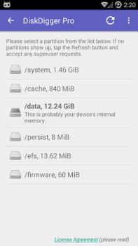 DiskDigger photo recovery