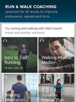 Скачать Fitbit Coach Здоровье и фитнес для Андроид скриншот 2