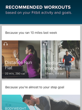 Скачать Fitbit Coach Здоровье и фитнес для Андроид скриншот 5