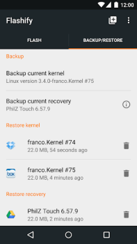 Скачать Flashify (for root users) Инструменты для Андроид скриншот 3