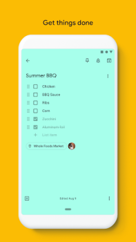 Скачать Google Keep – заметки и списки Работа для Андроид скриншот 2