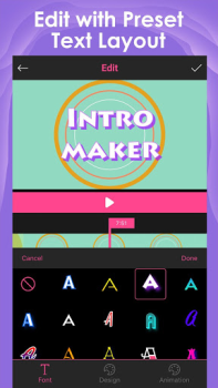 Скачать Intro Maker -video intro outro Видеоплееры и редакторы для Андроид скриншот 2