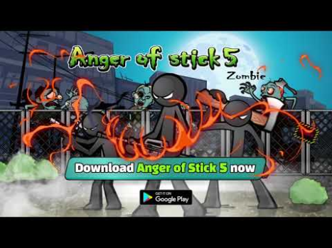 Скачать Anger of Stick 5: Zombie Экшен для Андроид
