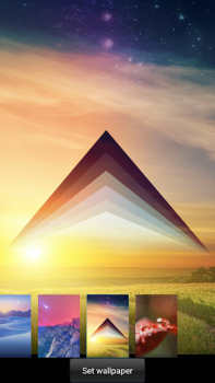 Lock screen(live wallpaper)