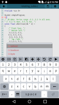 Скачать Мобильный C [ C/C++ Compiler ] Образование для Андроид скриншот 3