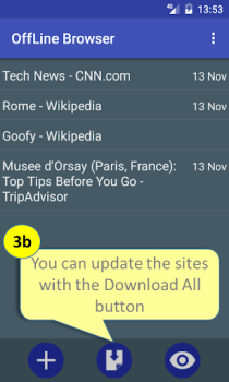 Скачать Offline Browser Связь для Андроид скриншот 4