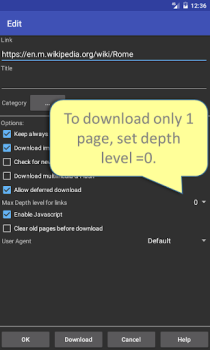 Скачать Offline Browser Связь для Андроид скриншот 6