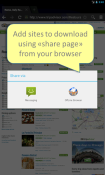 Скачать Offline Browser Связь для Андроид скриншот 7