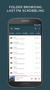 Скачать Pulsar Музыкальный плеер Музыка и аудио для Андроид скриншот 5