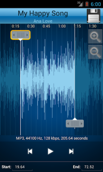 Скачать MP3 Cutter and Ringtone Maker Музыка и аудио для Андроид скриншот 3