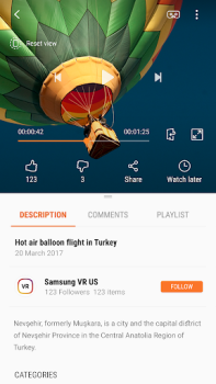 Скачать Samsung VR видео Видеоплееры и редакторы для Андроид скриншот 6