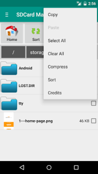 Скачать SD Card Manager (File Manager) Работа для Андроид скриншот 3