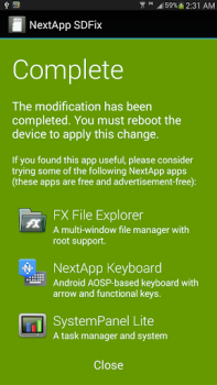 Скачать SDFix: KitKat Writable MicroSD Инструменты для Андроид скриншот 4