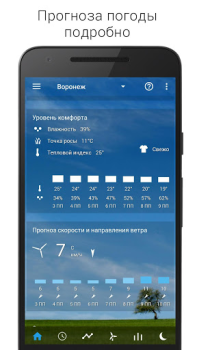 Скачать Sense Flip Clock & Weather Погода для Андроид скриншот 4