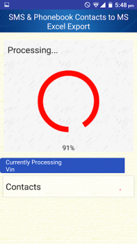Скачать Save Phonebook & SMS to Excel Инструменты для Андроид скриншот 2