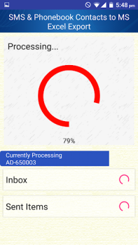 Скачать Save Phonebook & SMS to Excel Инструменты для Андроид скриншот 5