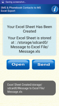 Скачать Save Phonebook & SMS to Excel Инструменты для Андроид скриншот 6
