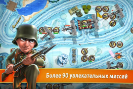 Скачать Солдатики - TD стратегия Стратегии для Андроид скриншот 3