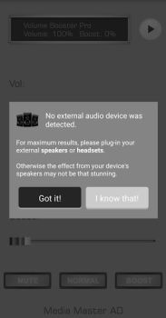 Скачать Volume Booster Pro Музыка и аудио для Андроид скриншот 7