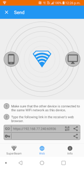 Скачать SuperBeam | WiFi Direct Share Связь для Андроид скриншот 5