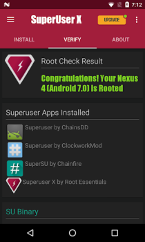 Скачать Superuser X Free Root Бизнес для Андроид скриншот 4