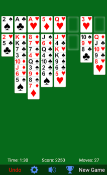 Скачать FreeCell Solitaire Карточные для Андроид скриншот 3