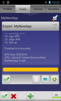 Скачать Tasker App Factory Инструменты для Андроид скриншот 4
