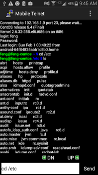 Скачать Mobile Telnet Связь для Андроид скриншот 6