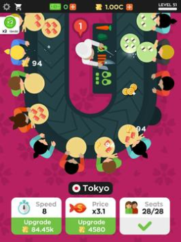 Скачать Sushi Bar Idle Симуляторы для Андроид скриншот 6