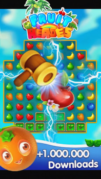 Скачать Fruit Diary - Match 3 Puzzle Казуальные для Андроид скриншот 2